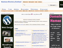 Tablet Screenshot of businessdirectoryscotland.com